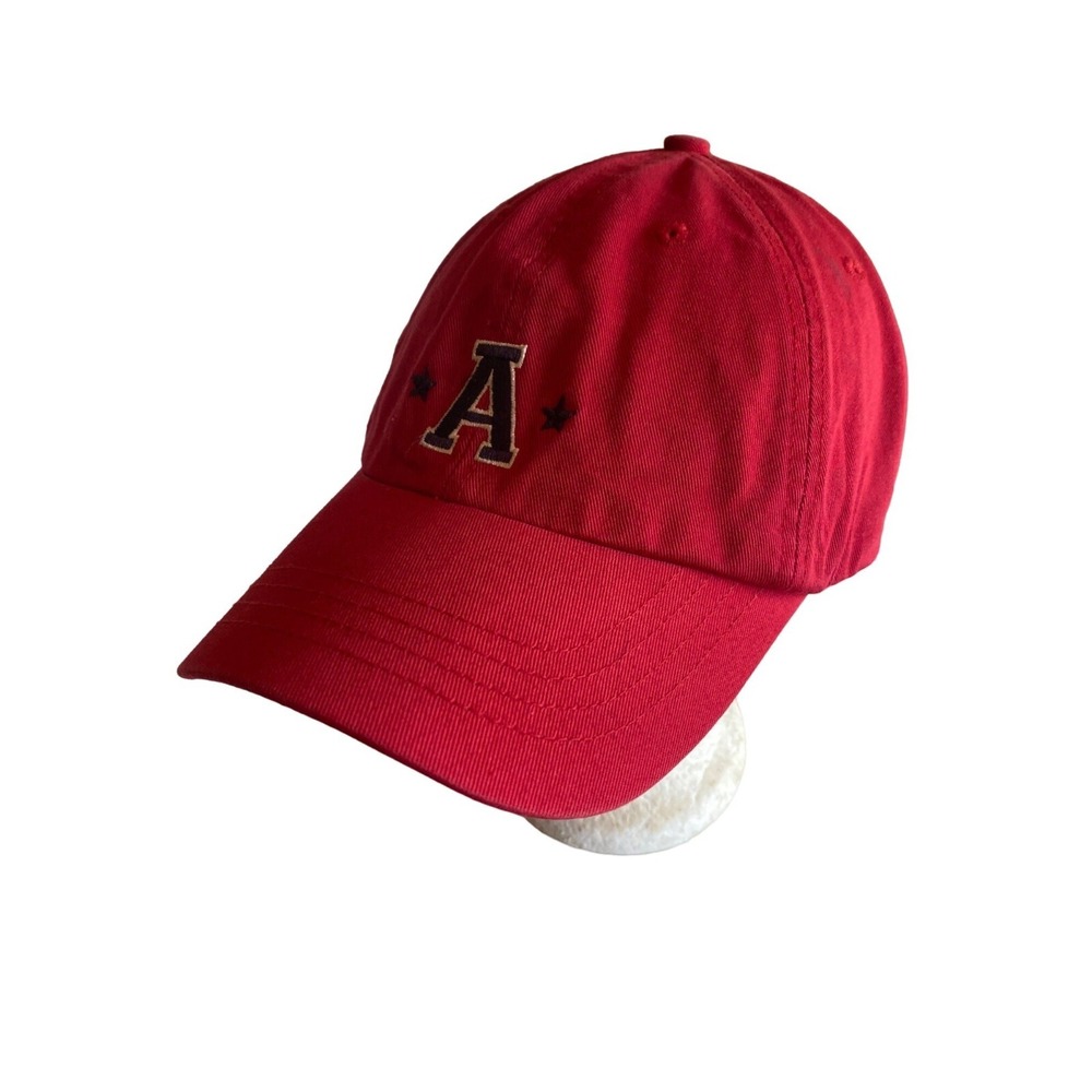 Aeropostale‎ Red Embroidered A Hat Cap Adjustable